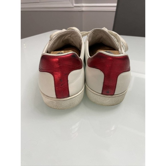 Gucci Ace sneaker with elastic Web in white Size Gucci 11 - Picture 3 of 7
